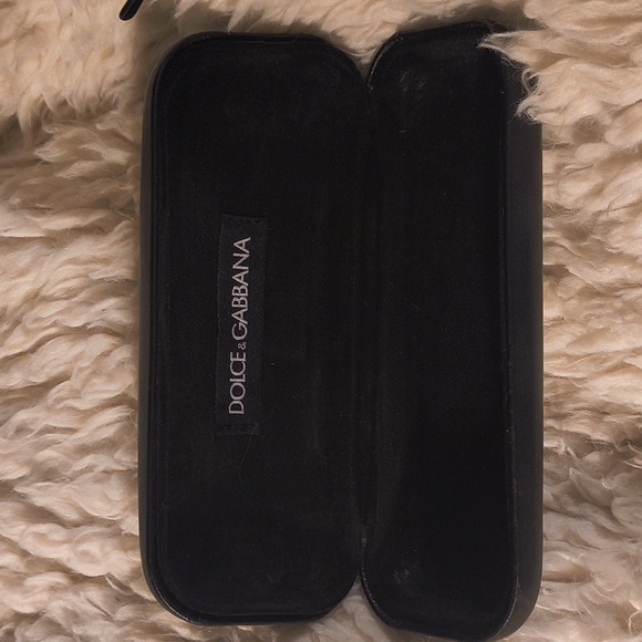 Dolce & Gabbana Sleek Sexy Baddie Office Bae Black Glasses with Case - Picture 7 of 7